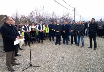 Завршена електрификација поља у селу Обреж